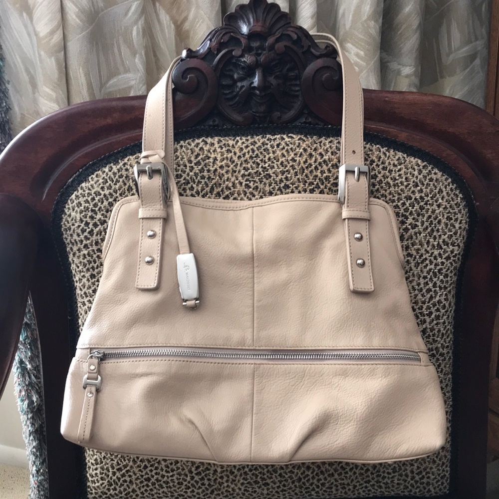 B. Makowsky Tan Leather Bag